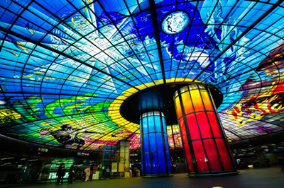 Formosa Boulevard Station, Kaohsiung Rapid Transit, Red Line - Orange Line Interchange