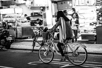 Public bicycles-YouBike smiling bike, Taiwan