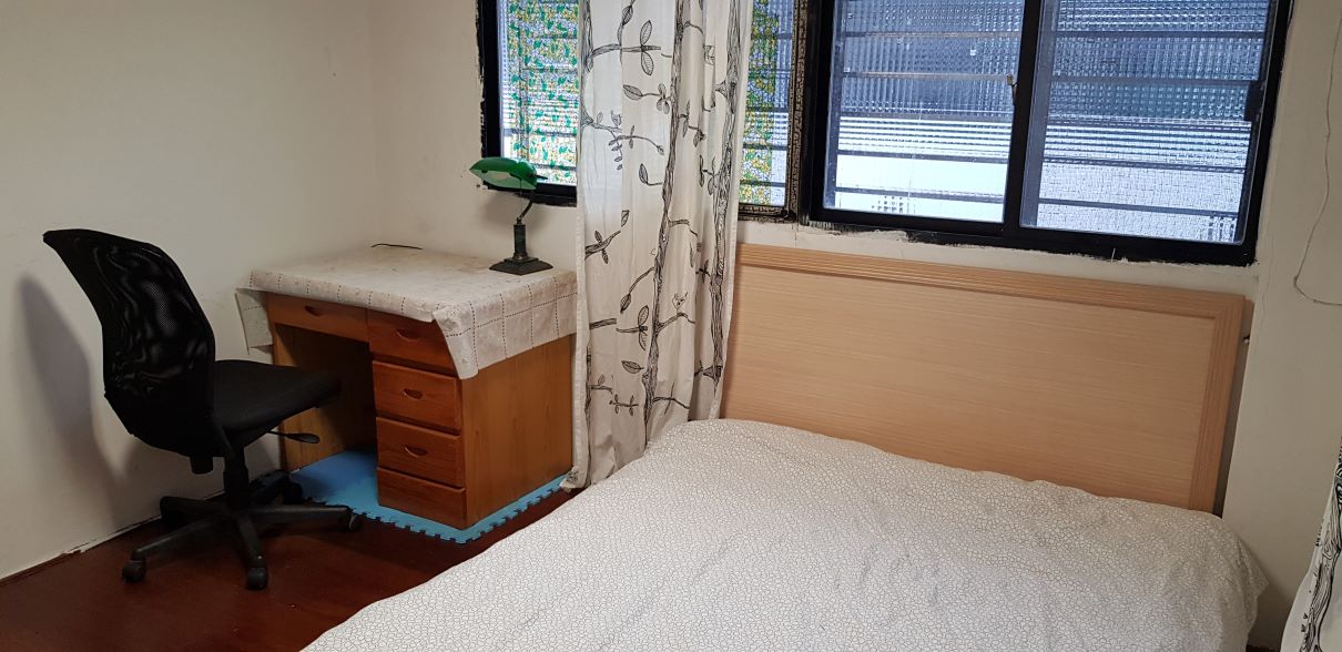 Teaching English and Living in Taiwan, near MRT Qizhang (七張) Green Line convenient to NTU, NTUST, NTNU, NTUT Nice two bedrooms apt. with kitchen & bathroom for two people short term lease acceptable image
